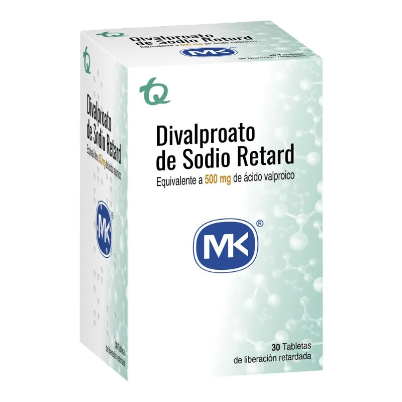 Divalproato de Sodio Retard Mk 500 Mg 3 Tabletas de Liberación Prolongada