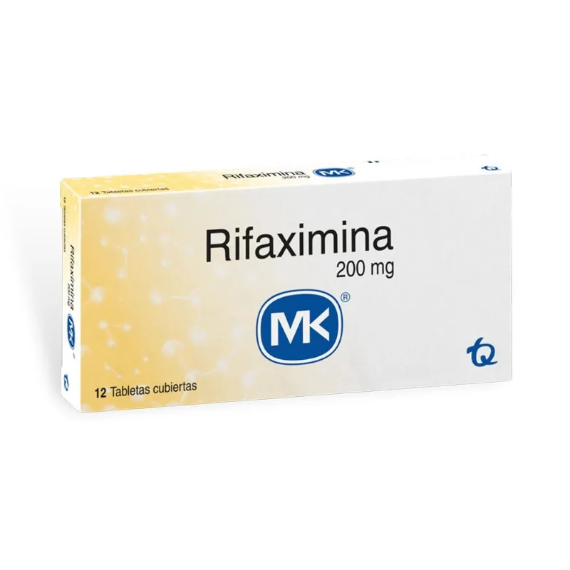 Rifaximina 200 Mg Caja con 12 Tabletas