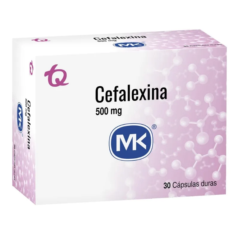 Cefalexina Mk 500 Mg 30 Cápsulas Duras