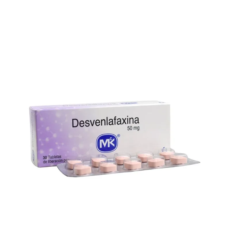 Desvenlafaxina 50 Mg Caja con 30 Tabletas de Liberación Prolongada