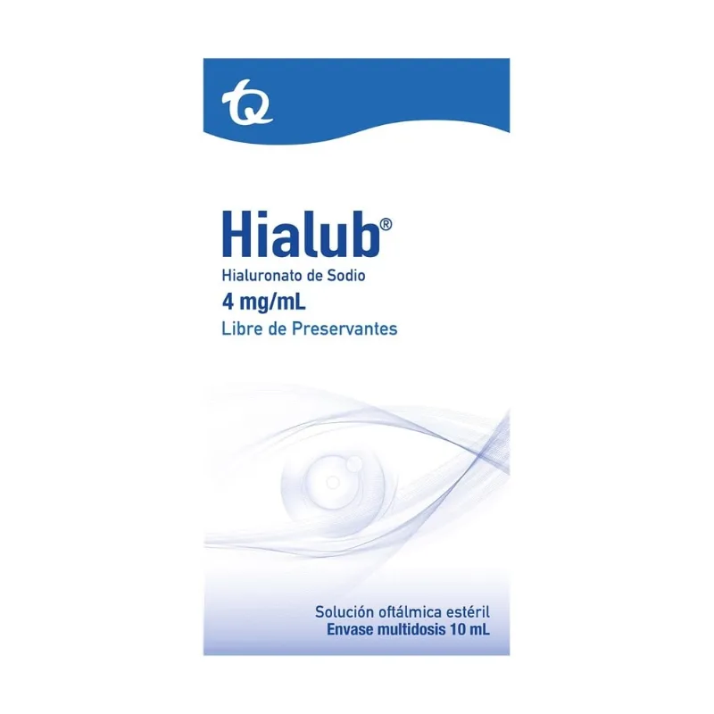 Hialub Solucion Oftalmica 4mg/ml X 10ml