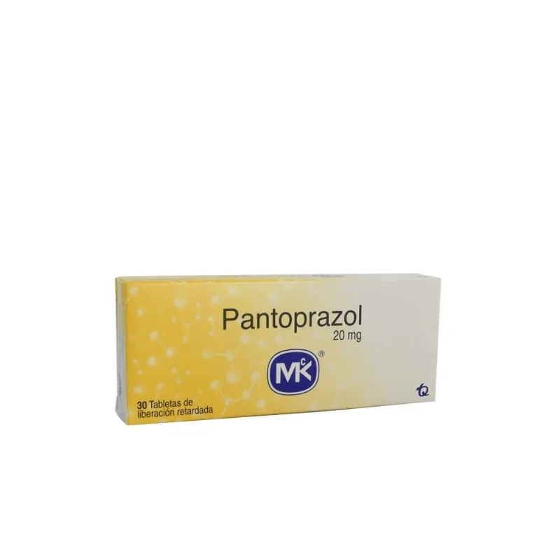 Pantoprazol 20 Mg Caja con 30 Tabletas