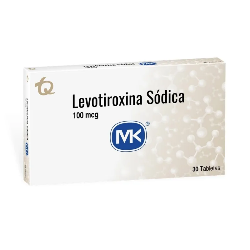 Levotiroxina Mk 100mcg Caja X 30 Tabletas