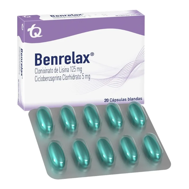 Benrelax 125/5 Mg Caja con 20 Cápsulas Blandas