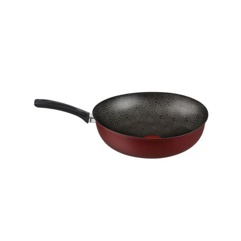 Frigideira Wok Rochedo Facilita Vermelho 28cm