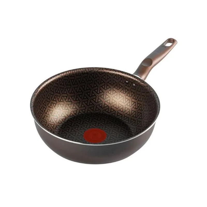 Frigideira Wok Rochedo Expert Chocolate 24cm
