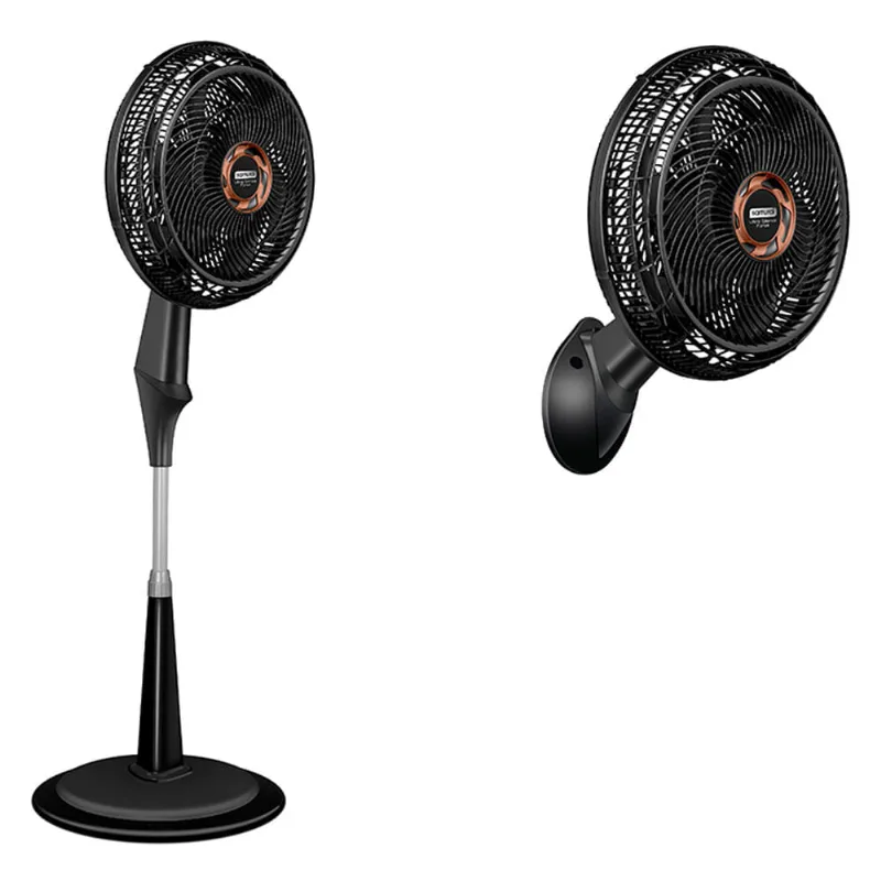 Ventilador 2 en 1 Samurái USF 5V pedestal negro