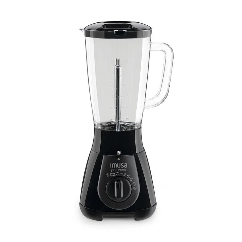 Licuadora Powermix 5vel Negra Imusa