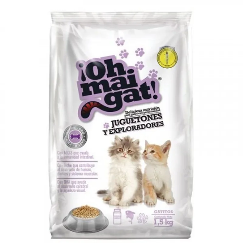Ohmaigat Gatitos Juguetones 1,5Kg
