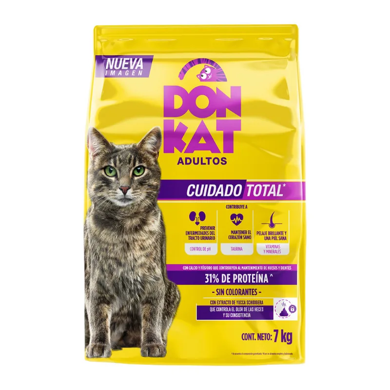 Alimento Seco Gatos Donkat 7Kg