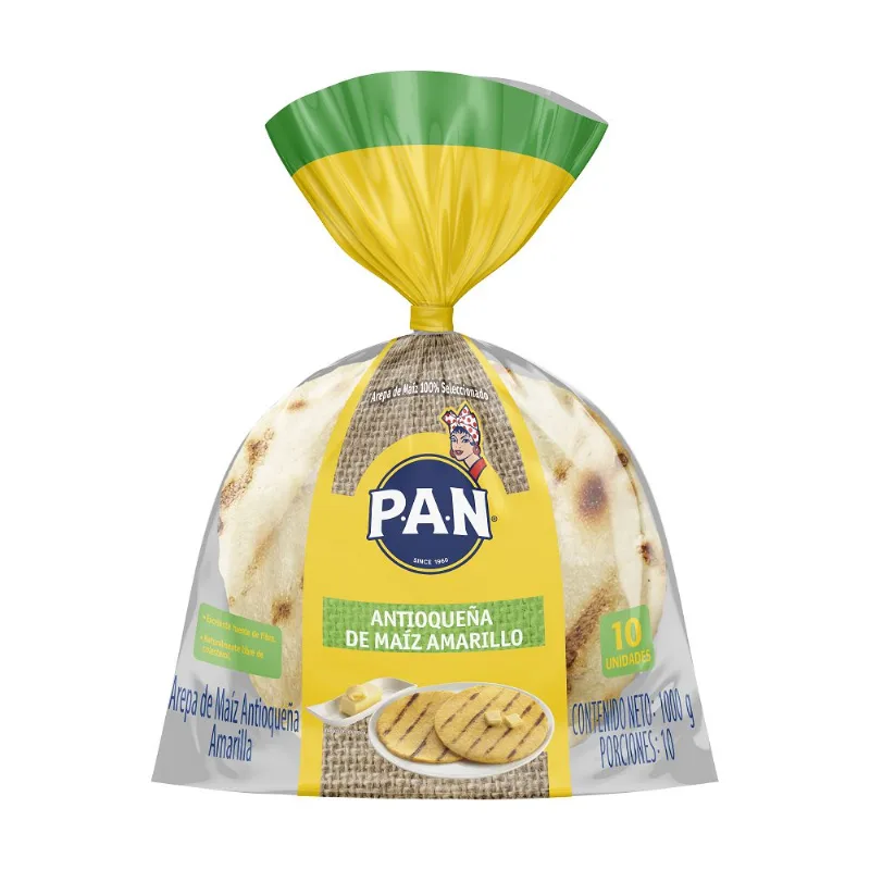 Antioquea 10 Unds Amarilla PAN 1000 gr