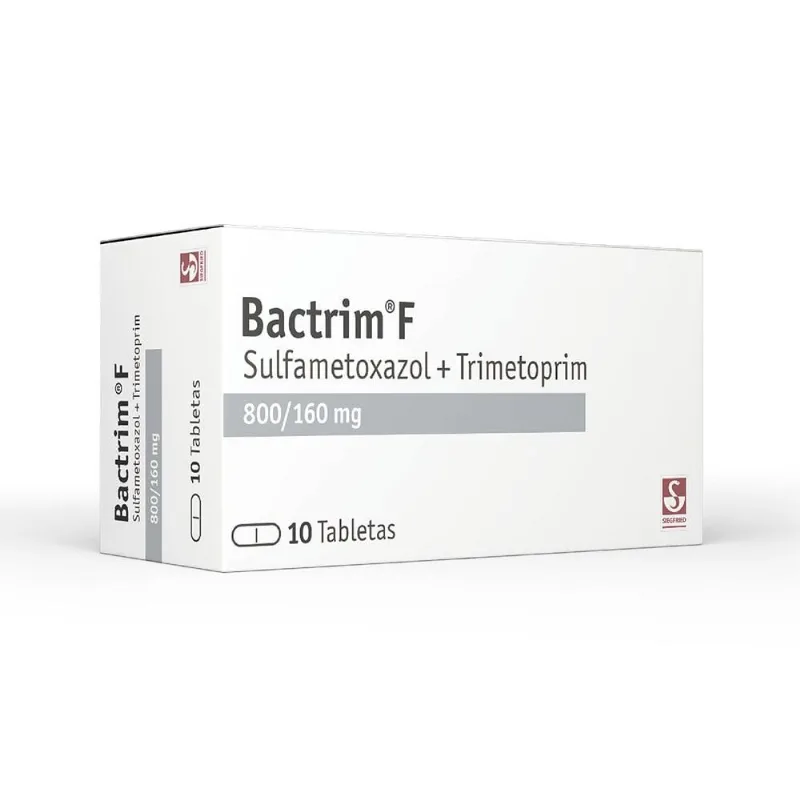 Bactrim F 800 /160 Mg Caja con 10 Tabletas