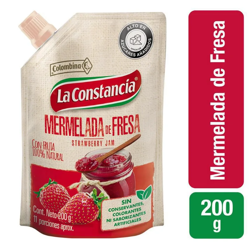 MERMELADA FRESA DP PRACTITAPA LA CONSTANCIA 200 und