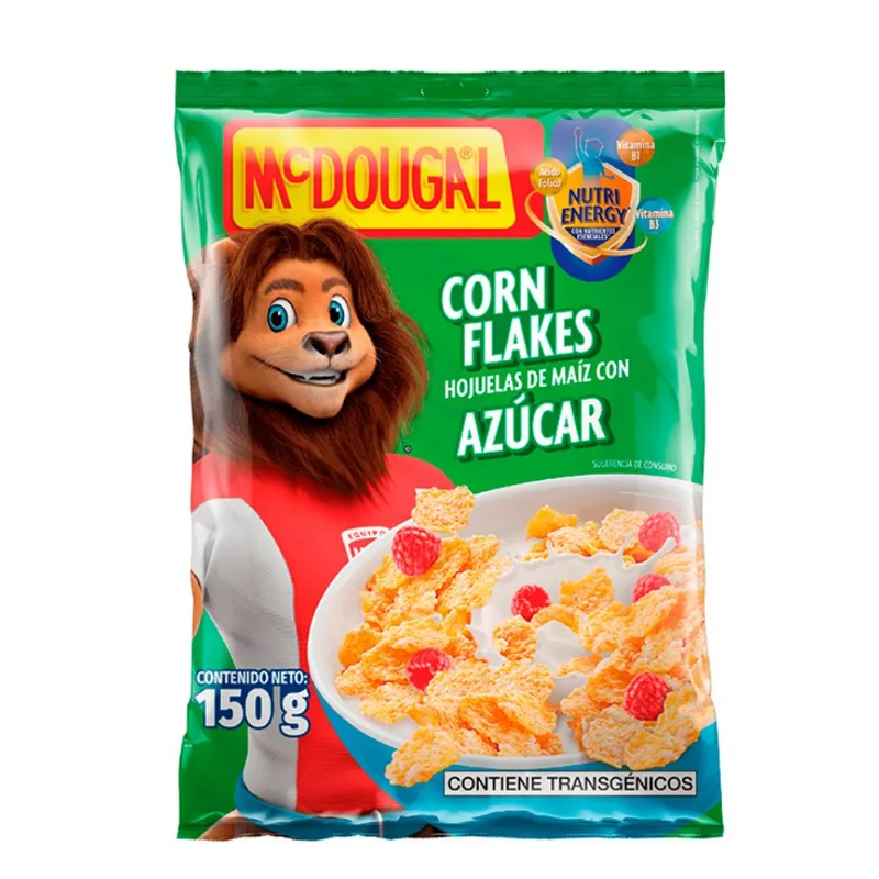 Mc Dougal Cereal Funda Corn Flakes Azucar 150 Gr