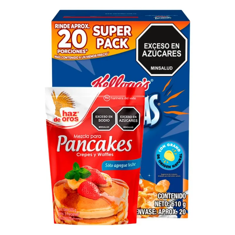 Cereal ZUCARITAS hojuelas azucaradas + obsequio (610 gr)