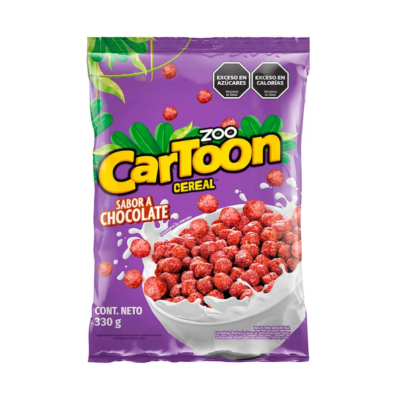 Cereal Sabor Chocolate Zoo Cartoon 330 Gr