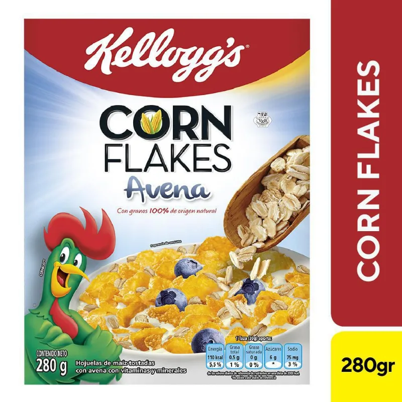 CEREAL AVENA CORN FLAKES 280 gr