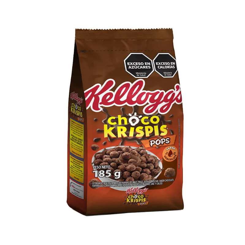 Cereal Pops Sabor Chocolate 185 Grs Kellogg's