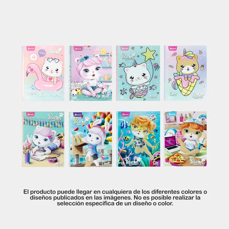 Cuaderno cosido rayado de 90 hojas Norma (surtido)
