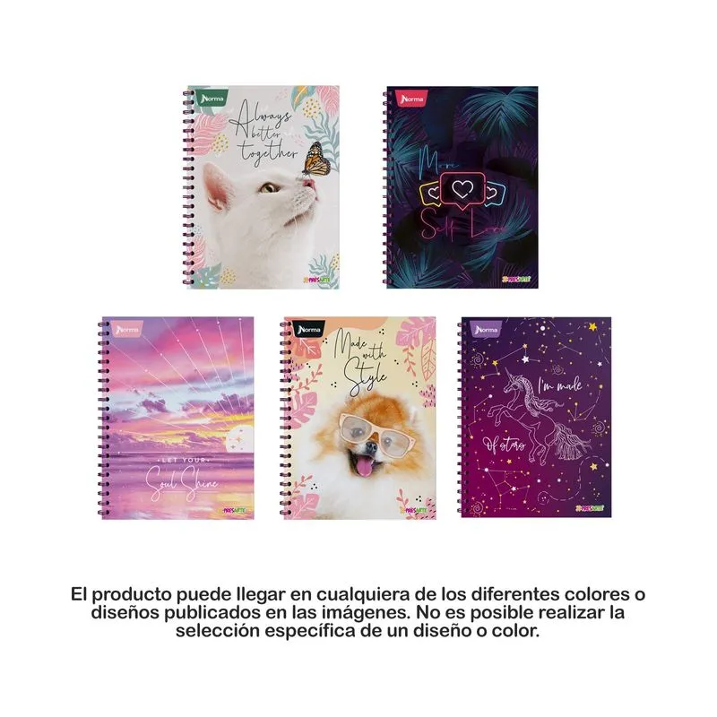 Cuaderno argollado cuadriculado de 80 hojas (Surtido)
