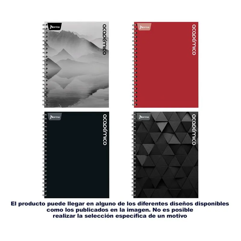 Cuaderno 105 argollado rayado de 80 hojas argollado Académico (surtido)