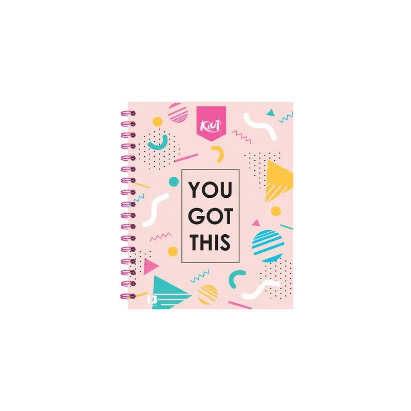 Libreta | 160 Hojas Cuadro Grande | Kiut | 14.8 x 21 cm