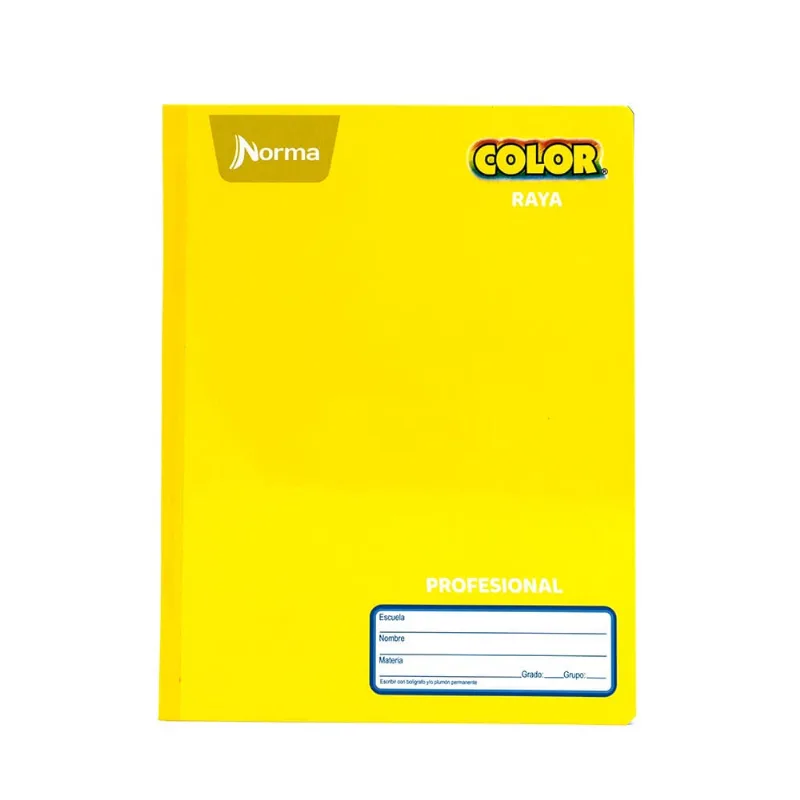 Cuaderno Profesional | 100 Hojas Rayada | Norma | Color