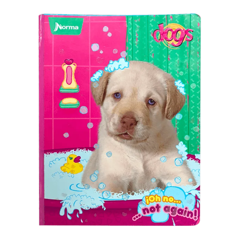 Cuaderno Cosido|Raya Ancha|100 Hojas|Diseños Surtidos