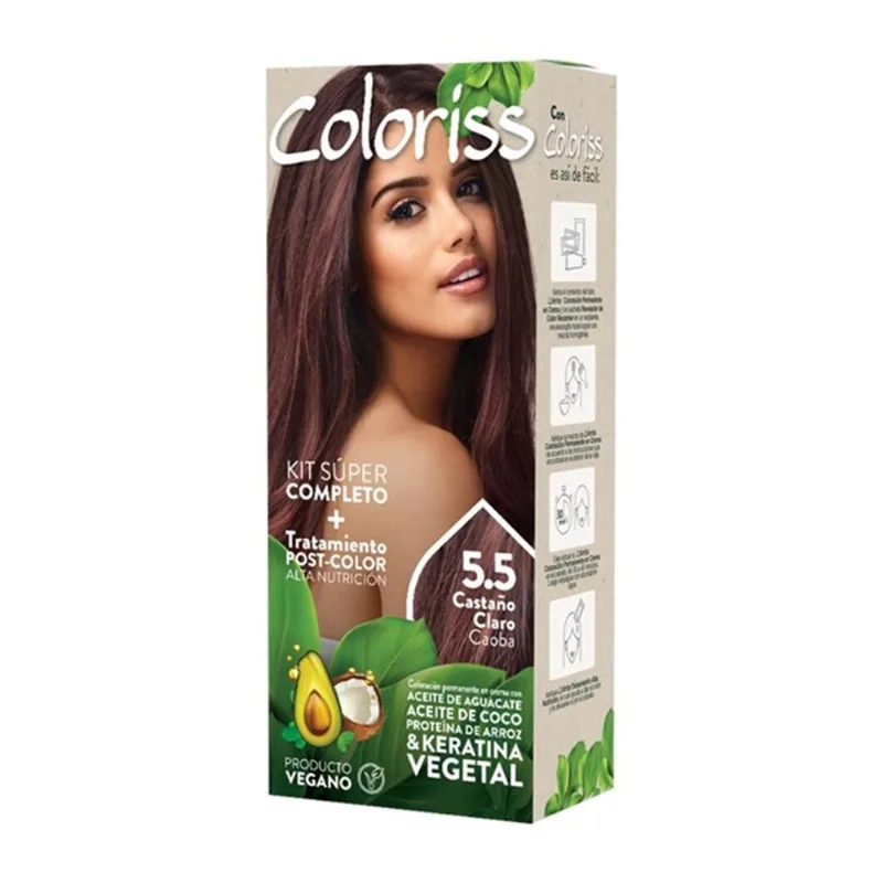 Tinte Coloriss 5.5 Castaño Claro Caoba