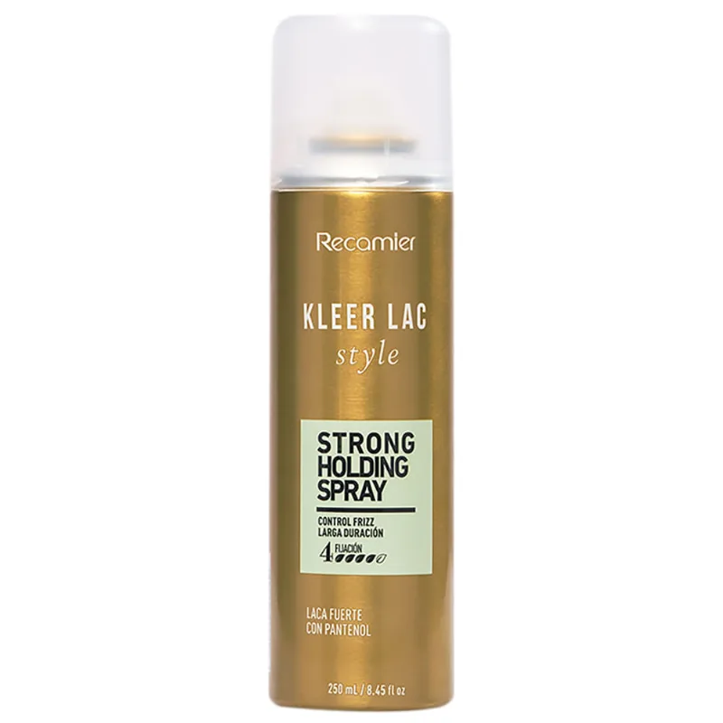 Laca RECAMIER Kleer Lac Strong Holding en Aerosol Frasco 250ml