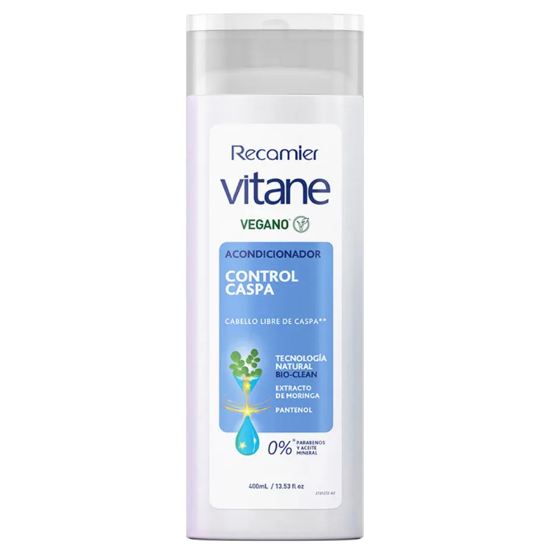 Acondicionador VITANE Control Caspa Frasco 400ml