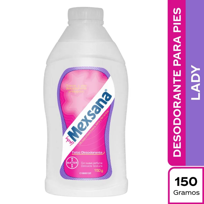 Talco Antibacter Lady Mediano MEXSANA 150 gr