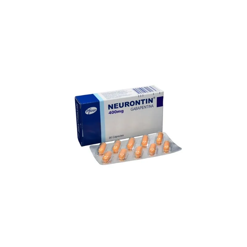Neurontin 400 Mg Caja con 30 Cápsulas