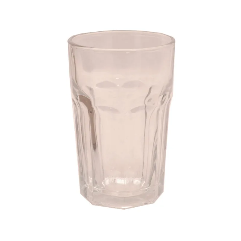 Vaso Alto Transparente Vidrio 292 Ml x 1 Un Cristar