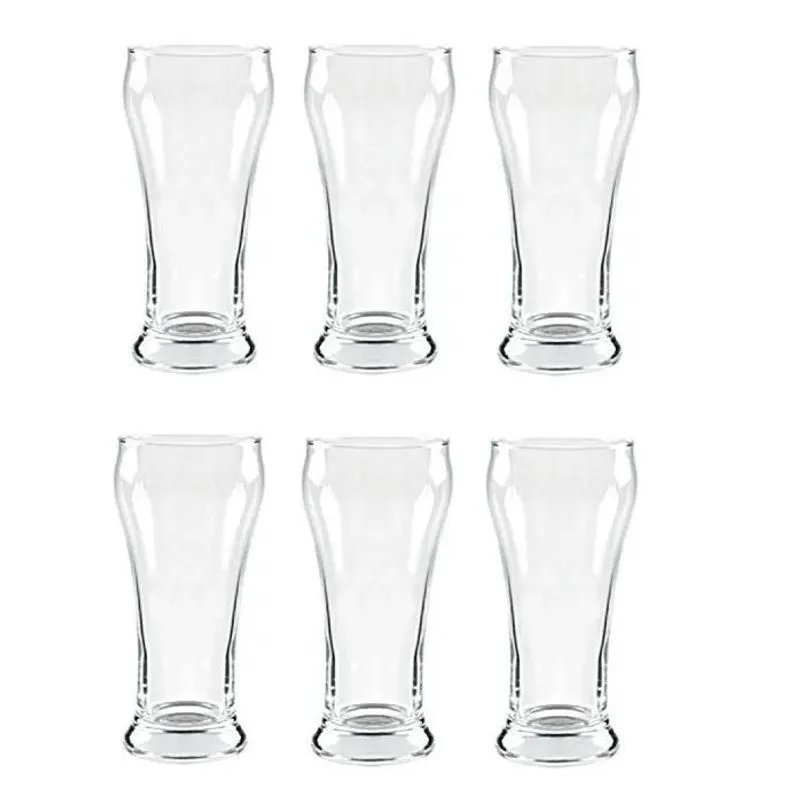 6 Copos De Cerveja Chopp Oporto Vidro 359 Ml