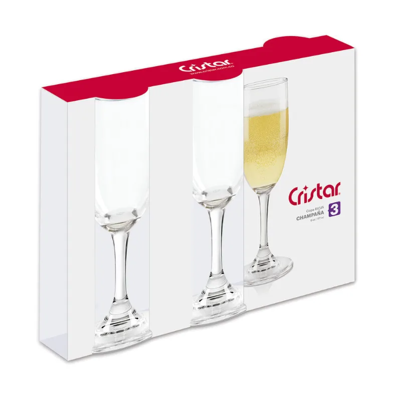 Copa de champagne Cristar Rioja Chianti 183 cc.