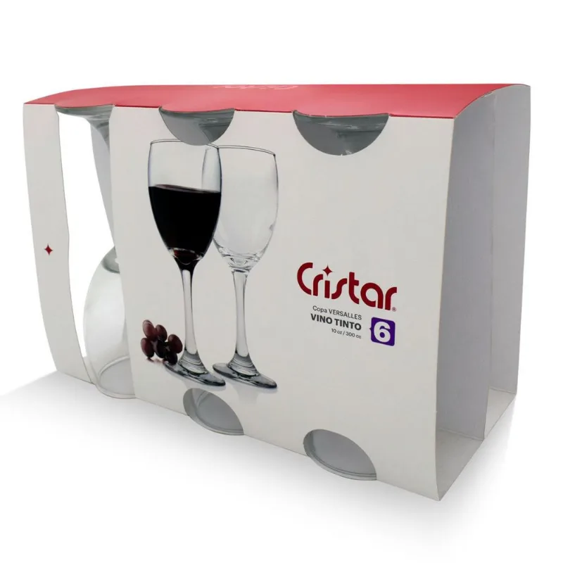 Set 6 Copas de Vino Cristar Aragon-Versalles