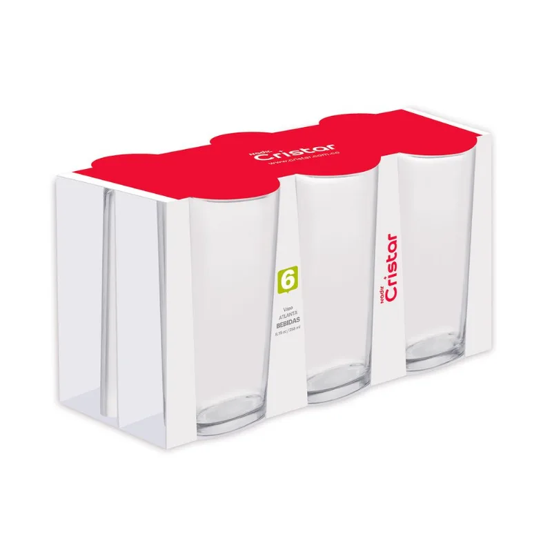 Display 6 Vasos Atlanta 258 cc
