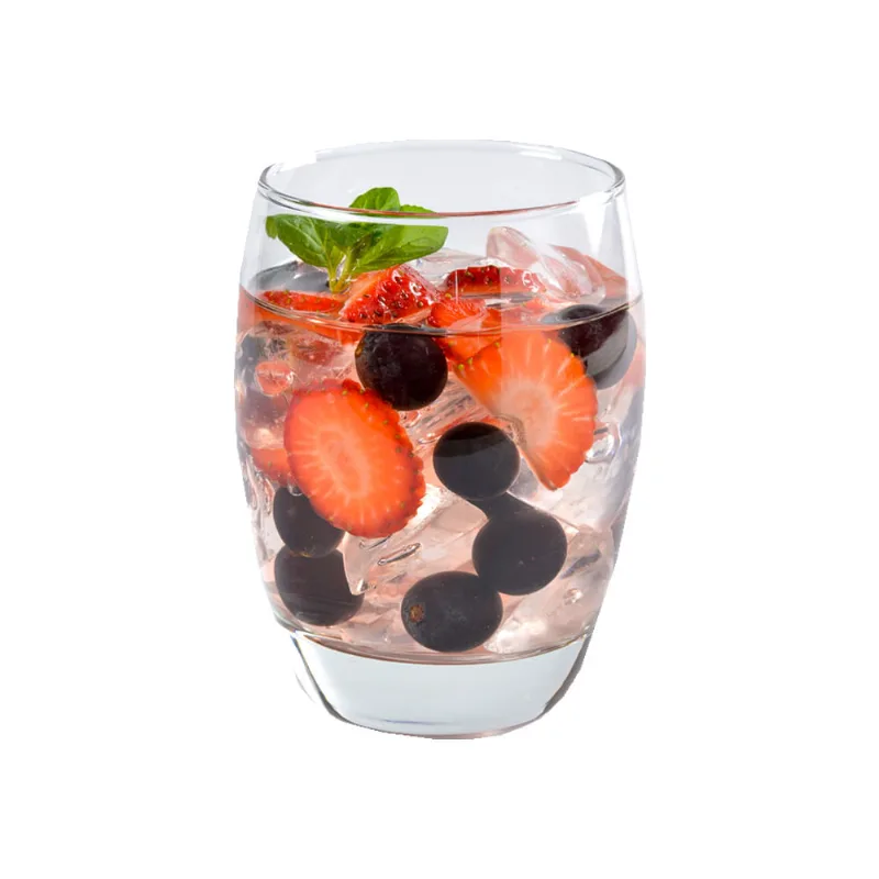Vaso Trago Corto Transparente Vidrio 357 Cc Cristar