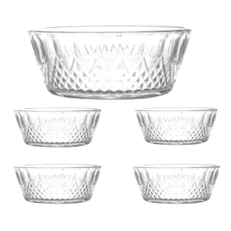 Set bowl Tu Mesa 23 carioca x5 und. Cristar