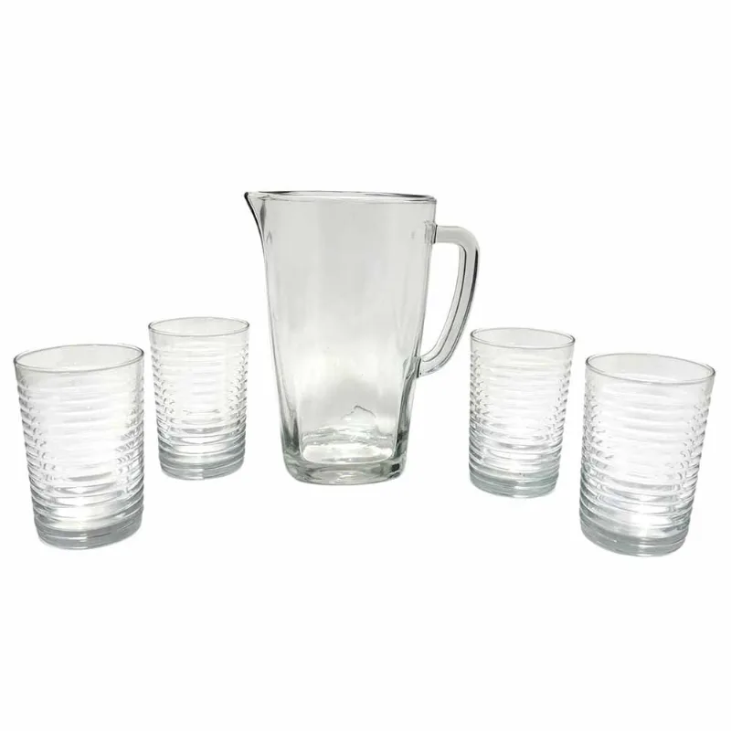 Set CRISTAR Jarra 5pzas Rayas 9850El