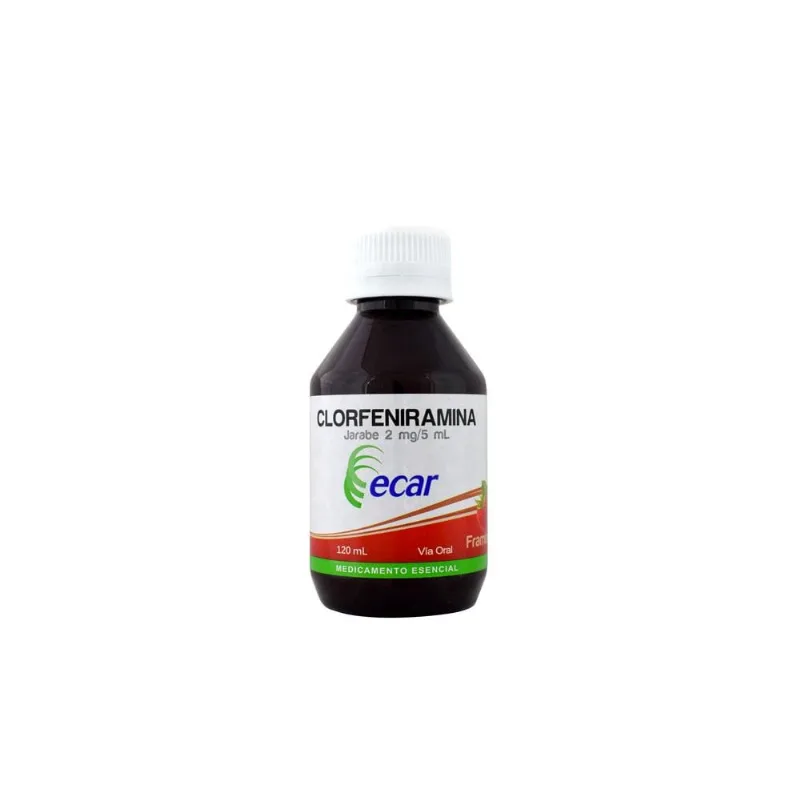 Clorfeniramina Jarabe 2 Mg / 5 Ml Frasco con 120 Ml