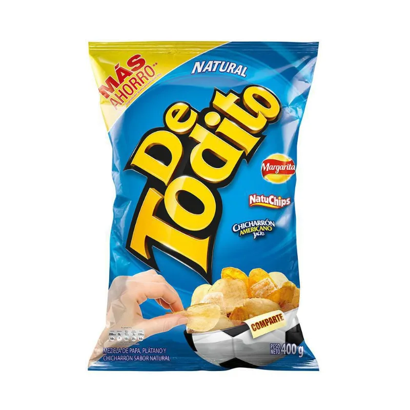 Fiesta Pack DETODITO 400 gr Detodito Fiesta Natural Pqt Familiar X 400 G X Pqt