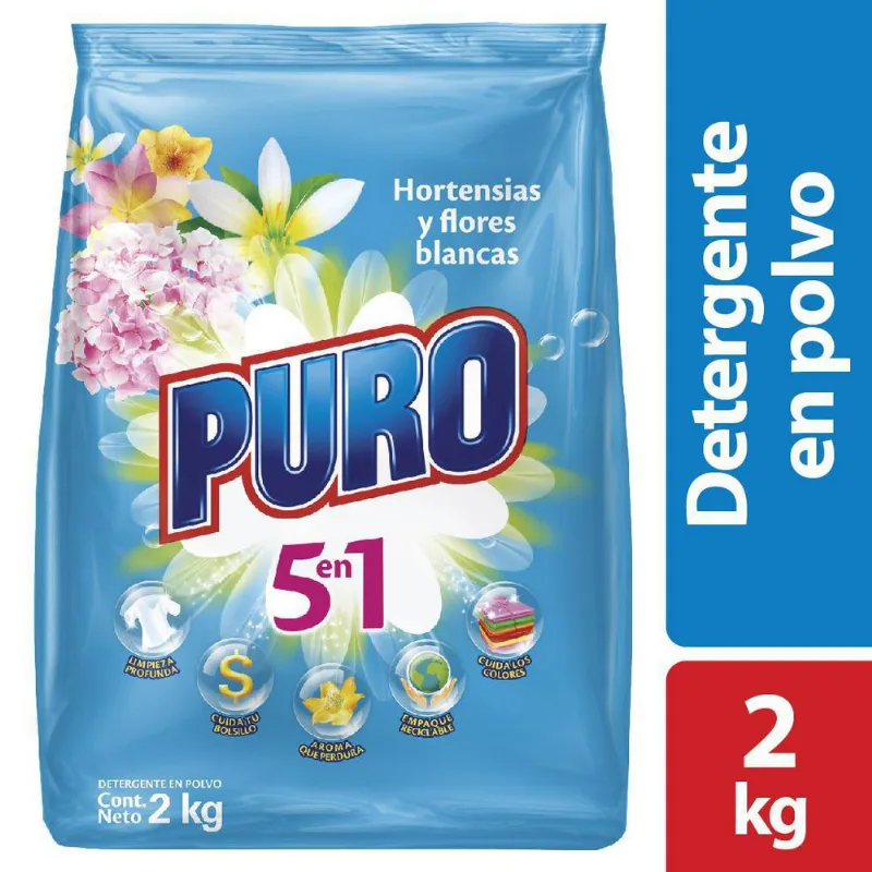 DETERG POLVO HORT Y FLORES BCA PURO 2000 gr