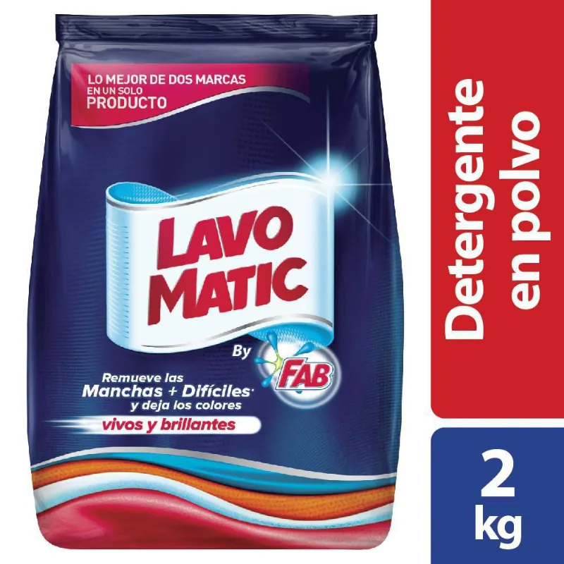 DETERGENTE POLVO FLORAL LAVOMATIC 2000 gr