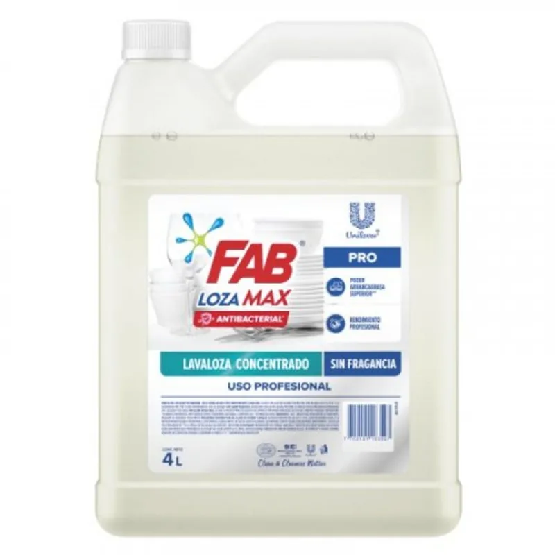 Lavaloza Fab Lozamax Antibacterial Profesional x 4L
