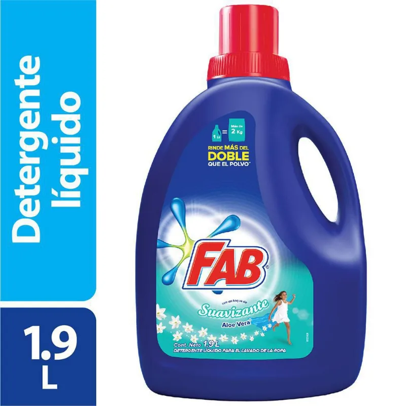 DETERGENTE LIQUIDO ALOE VERA FAB 1900 ml