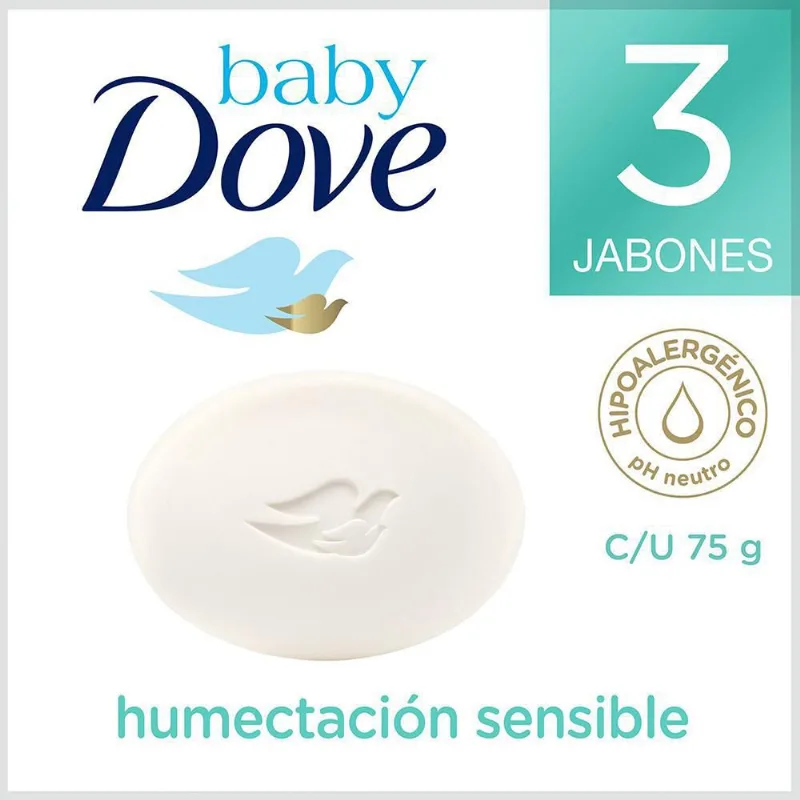 JABON HIDRATANTE SENSIVEL DOVE BABY 225 gr Baby Jabon Hidratante Sensivel