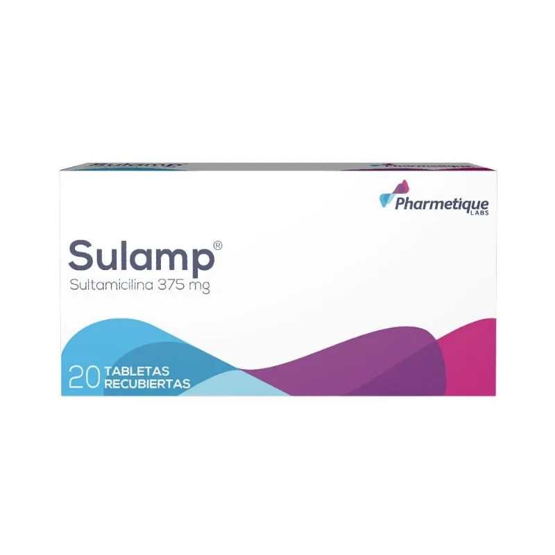 Sulamp 375 Mg Caja con 20 Tabletas Recubiertas