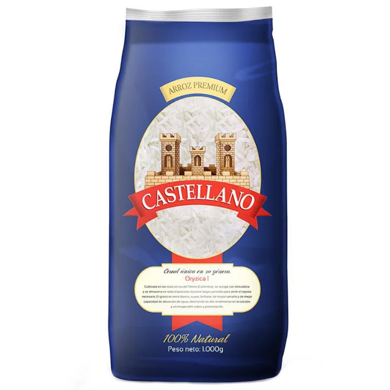 Arroz Premuim CASTELLANO 1000 gr Arroz Castellano 1000 gr